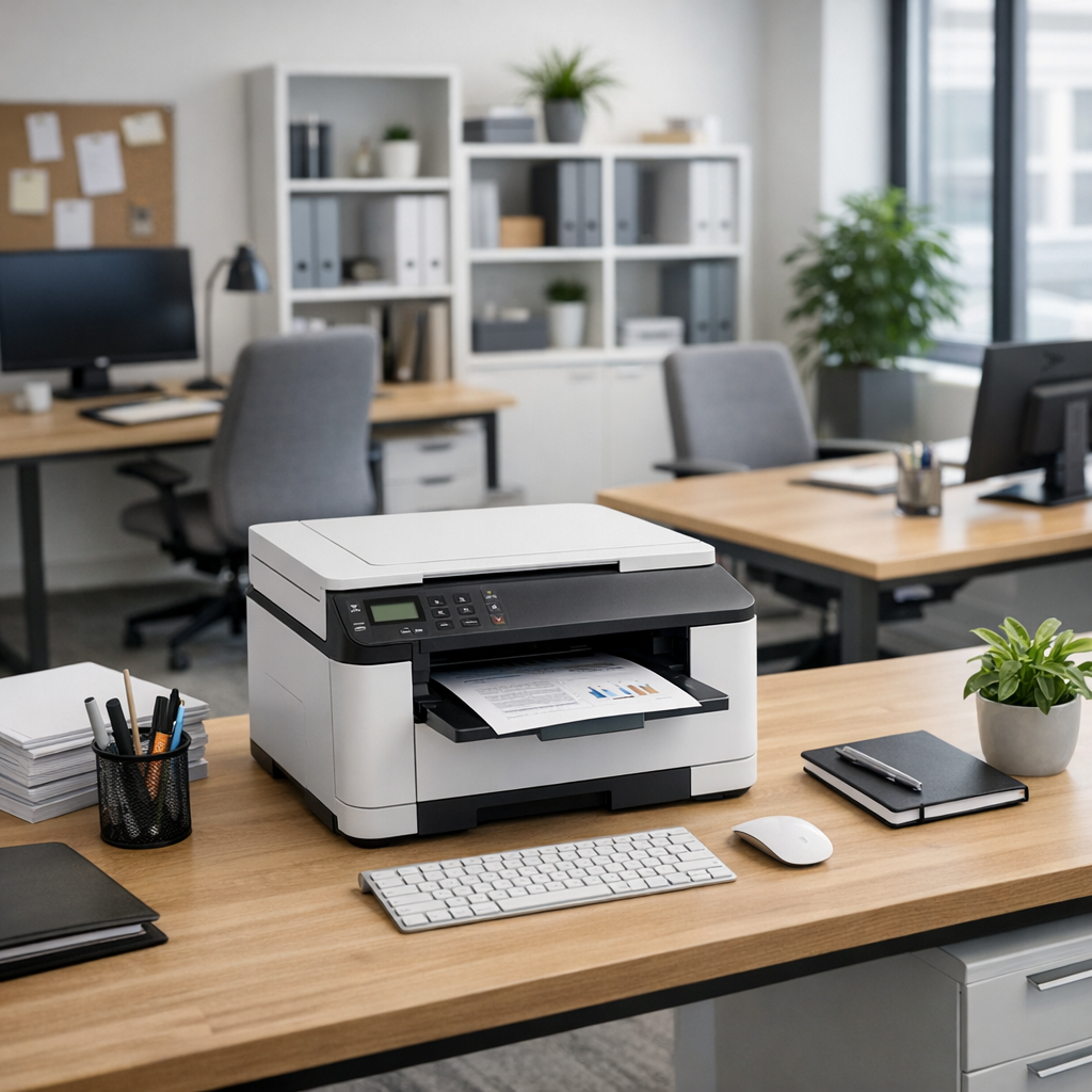 Printer in an office