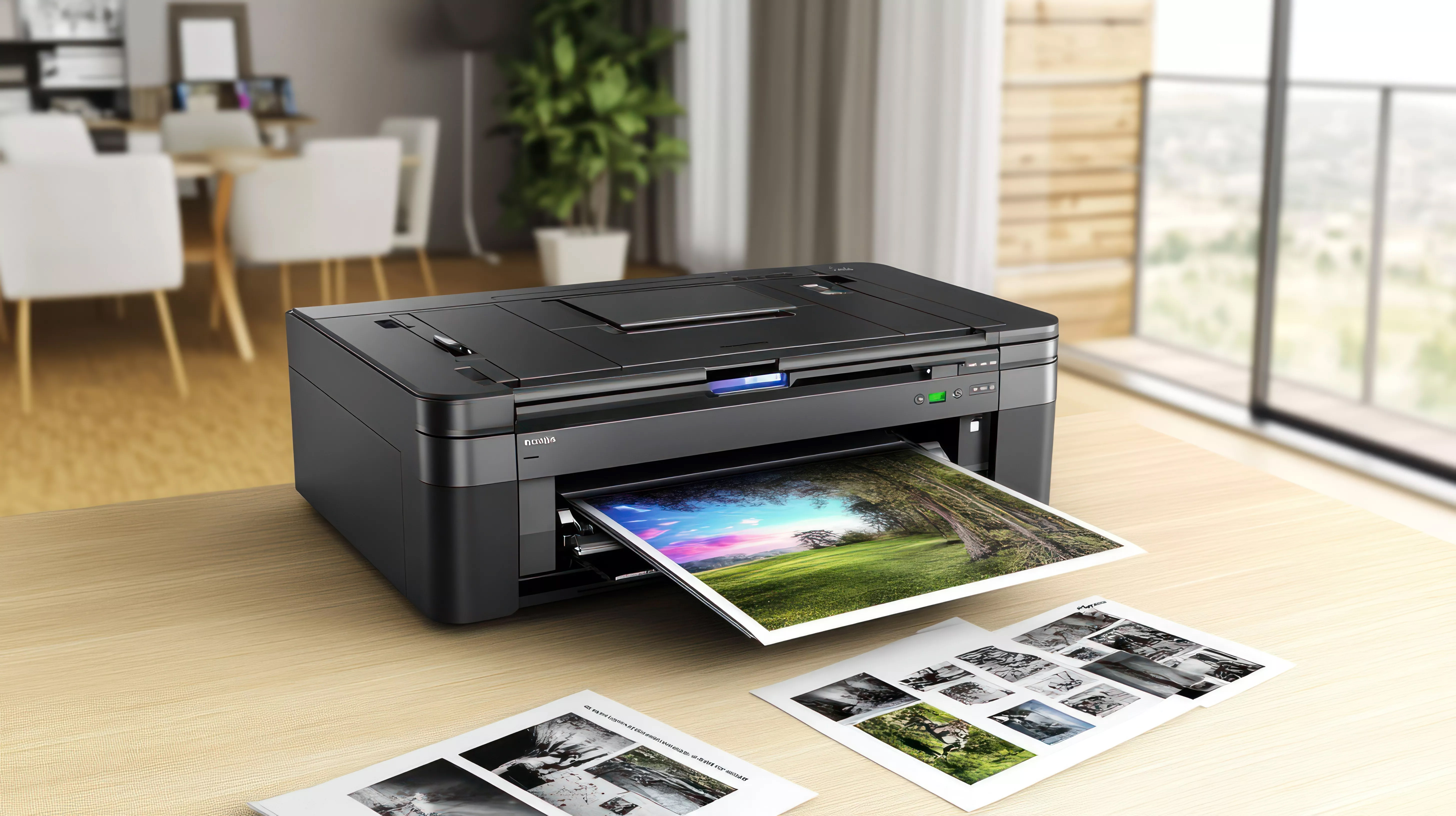 Printer producing a document